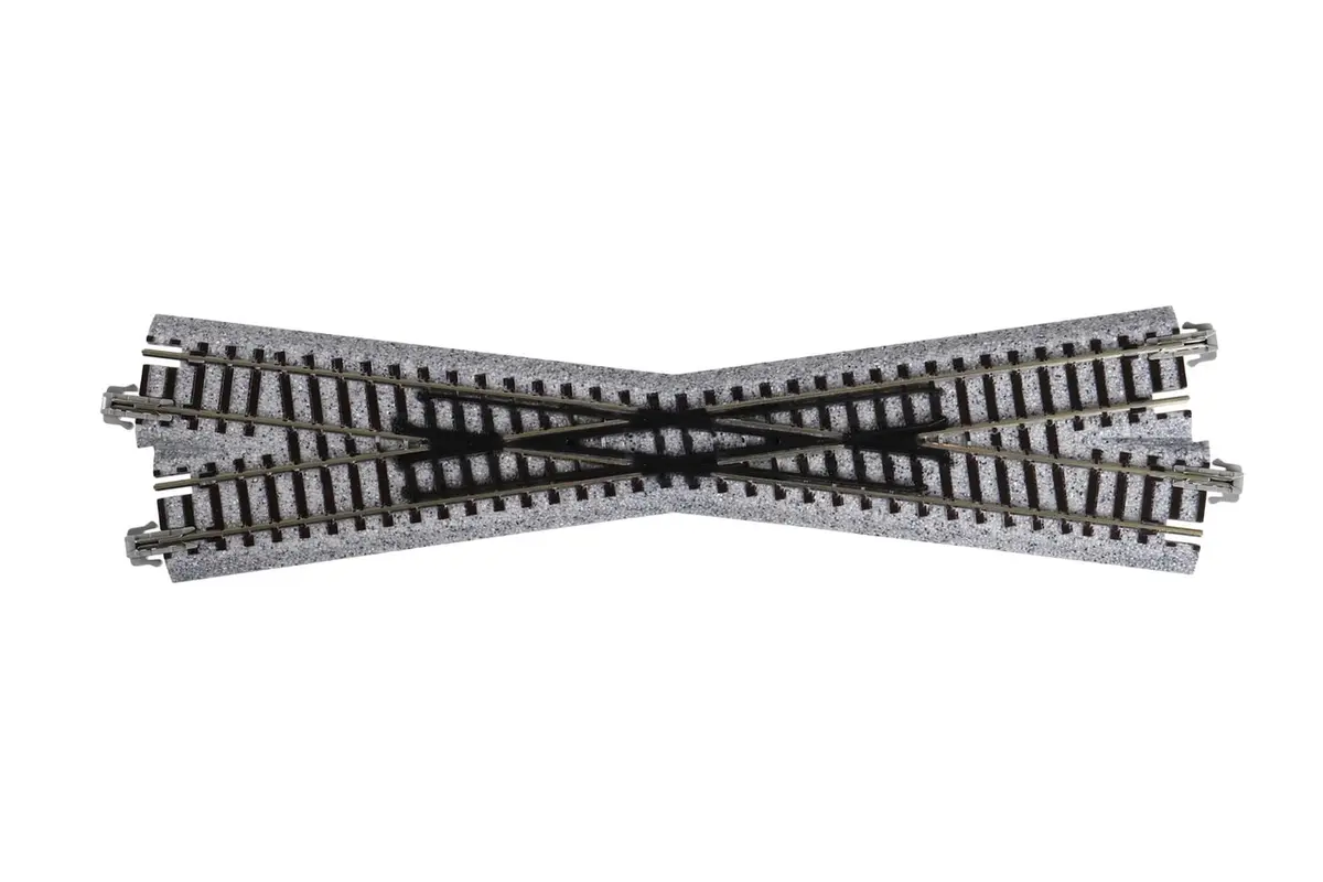 Kato N Scale 186mm 7-5/16 15-Degree Right-Hand Crossing | True to Life Detail, Expert Design - main product image