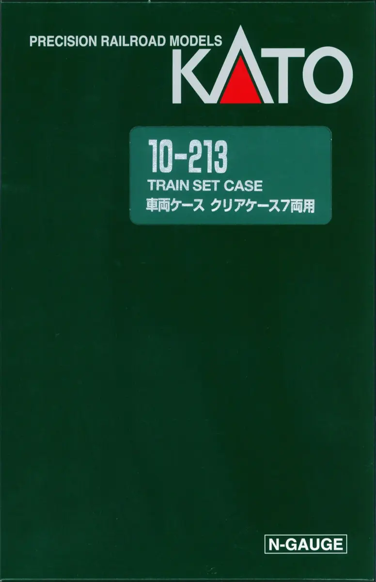 Kato N-Gauge Train Case D (Clear Case) for 7-Car [10-213] | 32.1cm (12.6 in) Storage Box - main product image