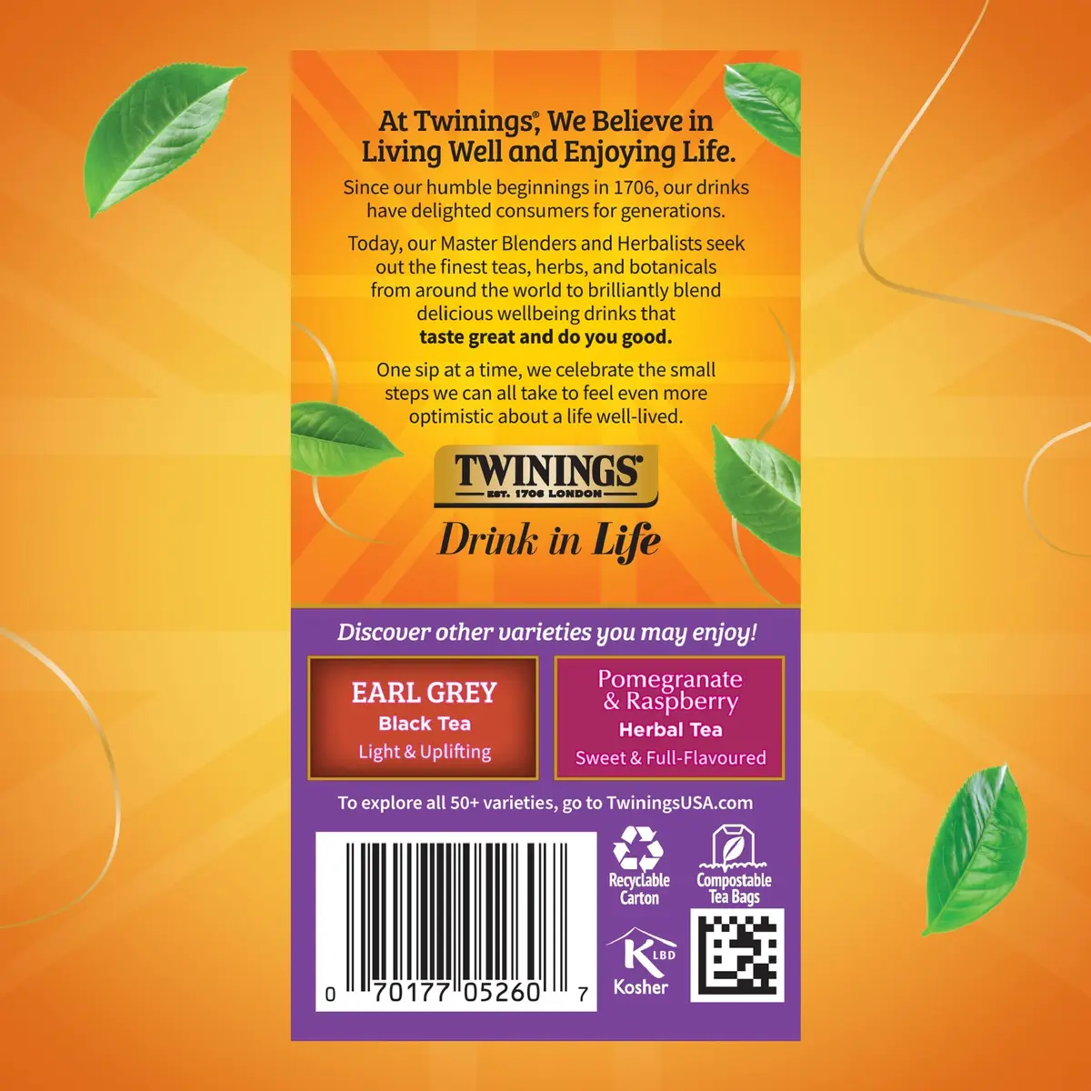Twinings Blackcurrant Breeze Black Tea Bags 20 | Fruity & Caffeinated (70-120 chars) - view 5
