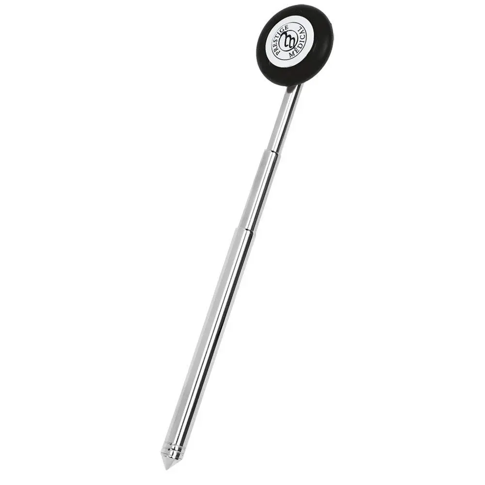 Prestige Medical Babinski Telescoping Reflex Hammer 14in | Neurological Testing Tool with PVC Bumper Ring - main product image