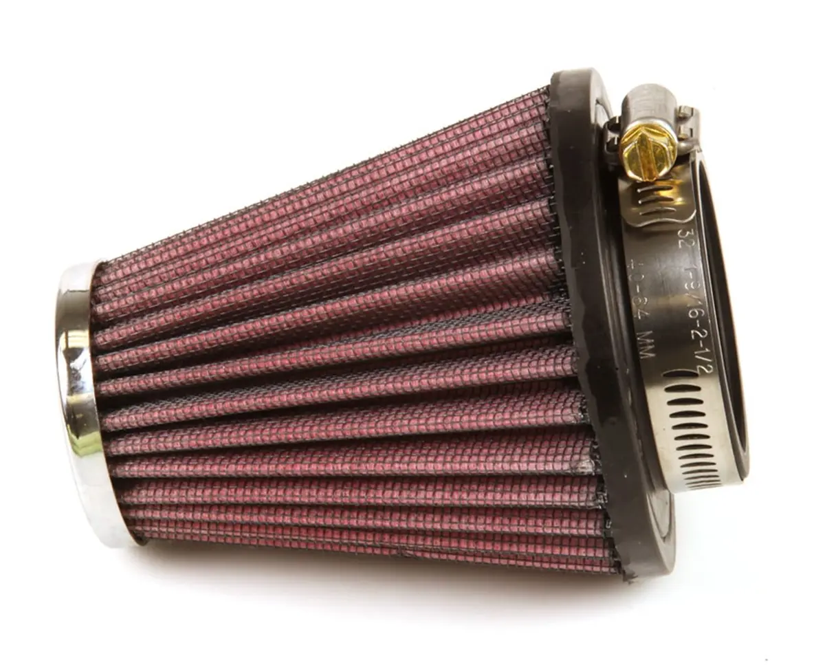 K&N High-Flow Universal Clamp-On Air Filter 2.0625 In Flange Diameter | Reusable, High Performance - view 5