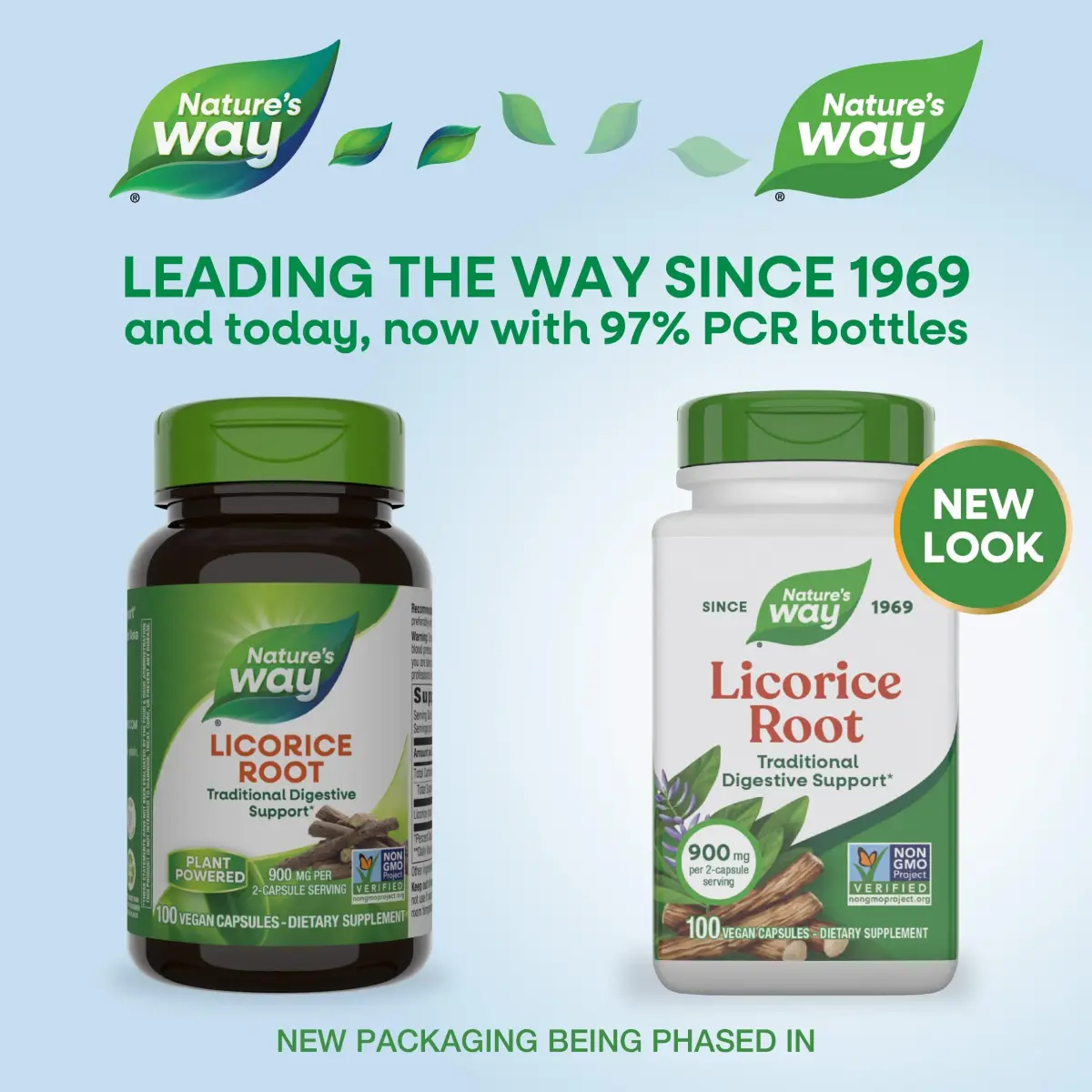 Nature's Way Licorice Root Capsules 900 mg 100 ct | Traditional Digestive Support - view 2