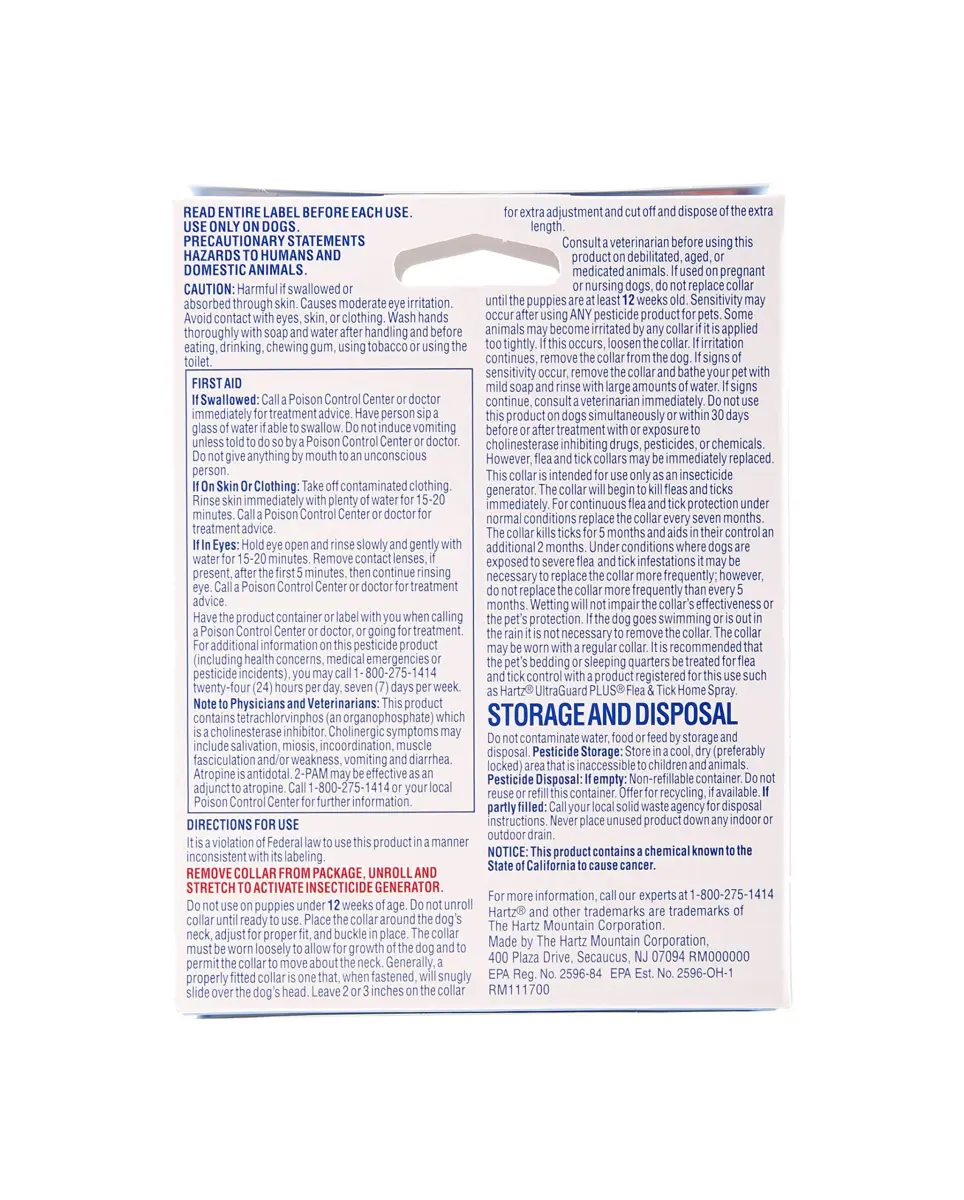 Hartz UltraGuard Flea & Tick Collar for Dogs and Puppies, Up to 26 Inch Neck | 7-Month Protection - view 2