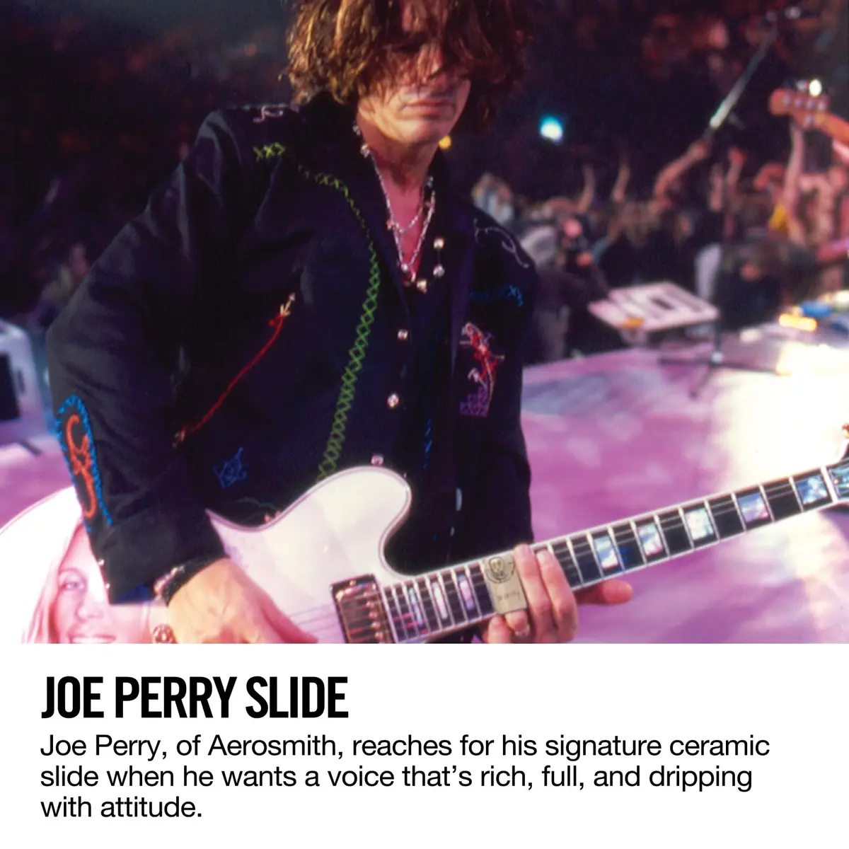 Jim Dunlop Joe Perry Mudslide® Large Wall Short Slide | Porcelain Guitar Slide with Moisture-Absorbent Interior (70-120 chars) - view 2