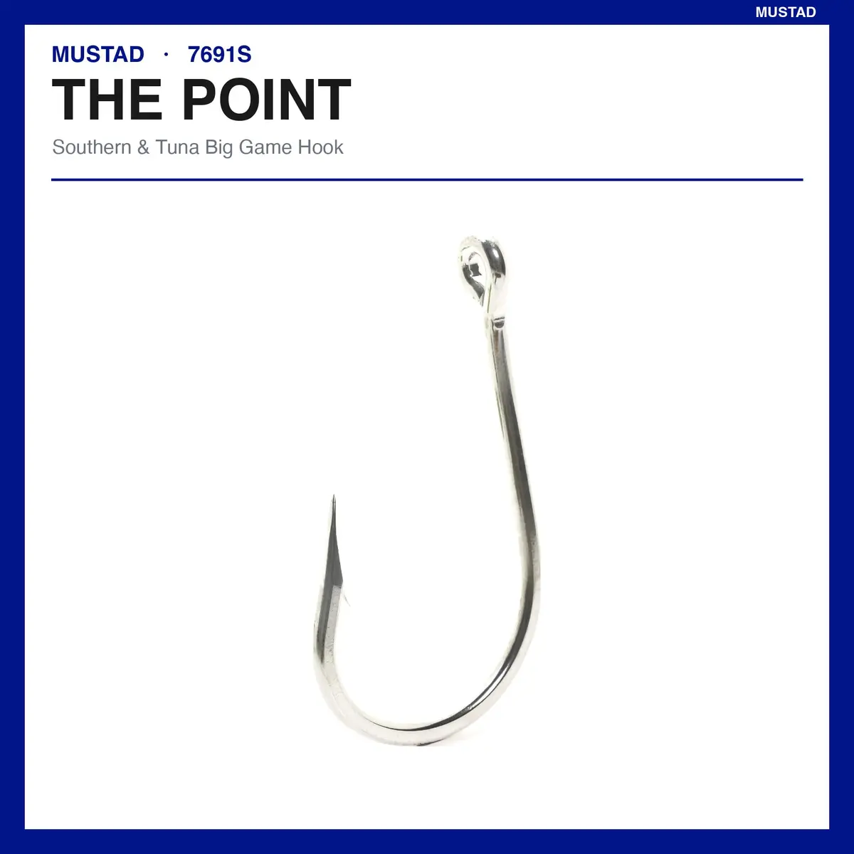 Mustad Big Game Southern & Tuna SS Forged Fishing Hook 7/0 | Corrosion-Resistant Saltwater Hook (70-120 chars) - view 5