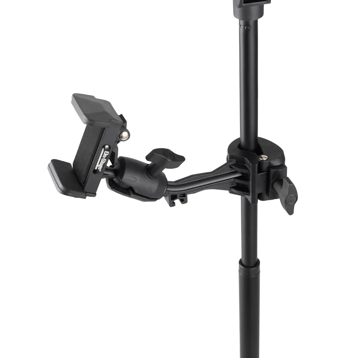 OnStage TCM500 Smartphone Mic Stand Holder | Mounts Phones for Recording & Streaming - view 2