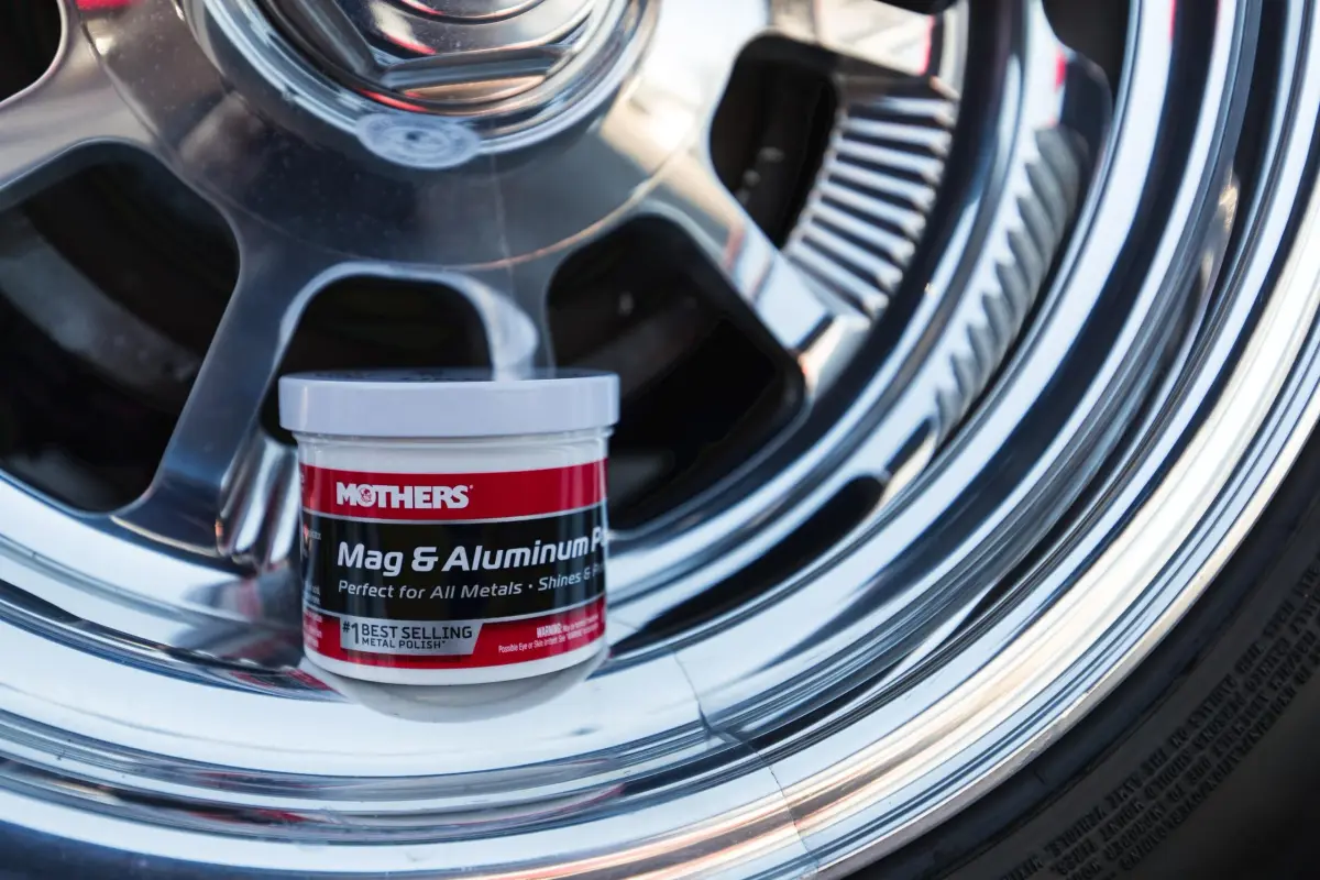 Mothers Mag & Aluminum Polish 5 oz (142g) | Brilliant Shine for All Automotive Metals - view 8