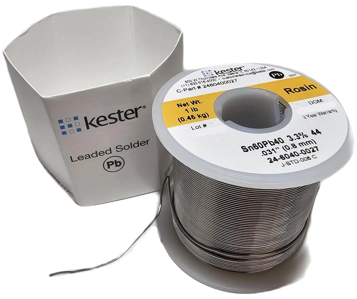 Kester Solder Wire 0.031" (0.80mm) Diameter, 1 lb Spool | High-Quality Electronics Soldering - view 2