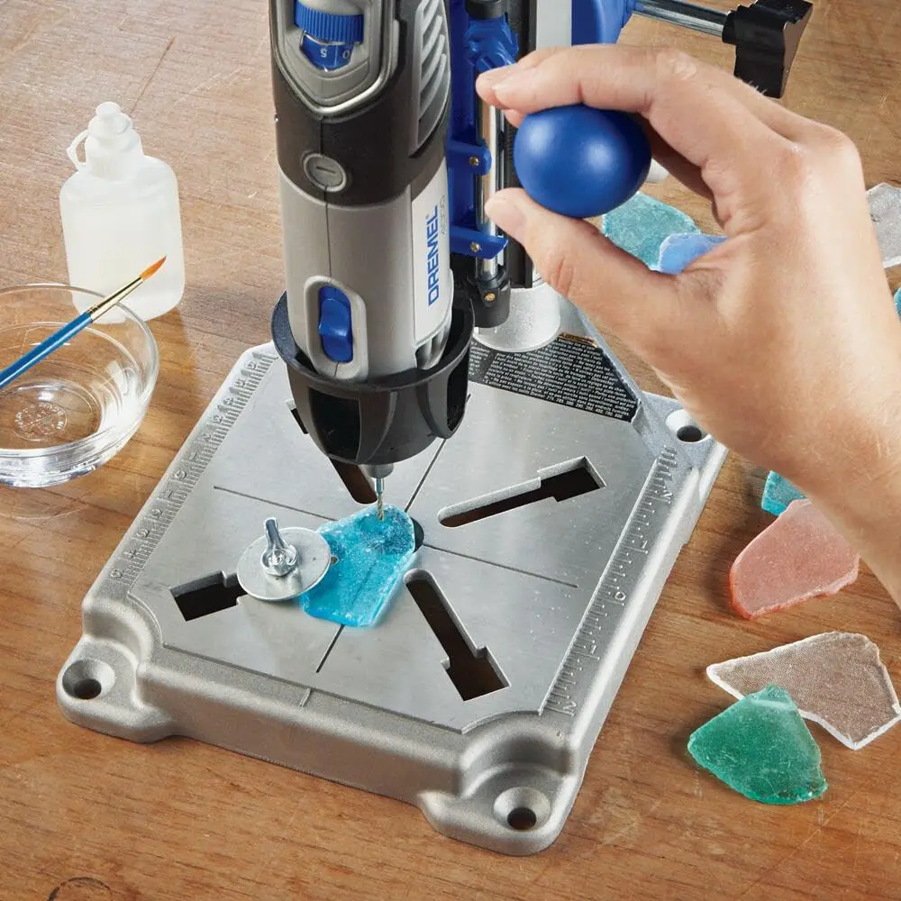 Dremel 220-01 Workstation Drill Press Stand with Flex Shaft Tool Stand, 2-Inch Depth | Precision Drilling & Polishing for DIY Projects - view 3