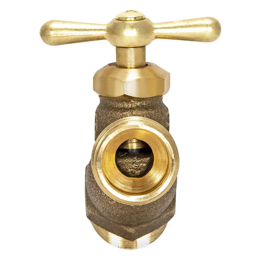 Eastman Male No-Kink Hose Bibb, 3/4 Inch MIP Brass Fitting | Heavy-Duty Irrigation Valve - view 2