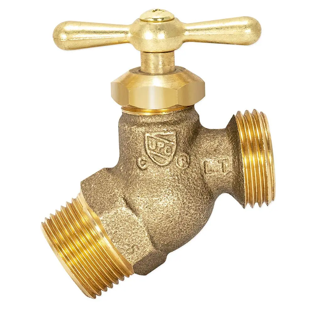Eastman Male No-Kink Hose Bibb, 3/4 Inch MIP Brass Fitting | Heavy-Duty Irrigation Valve - view 4