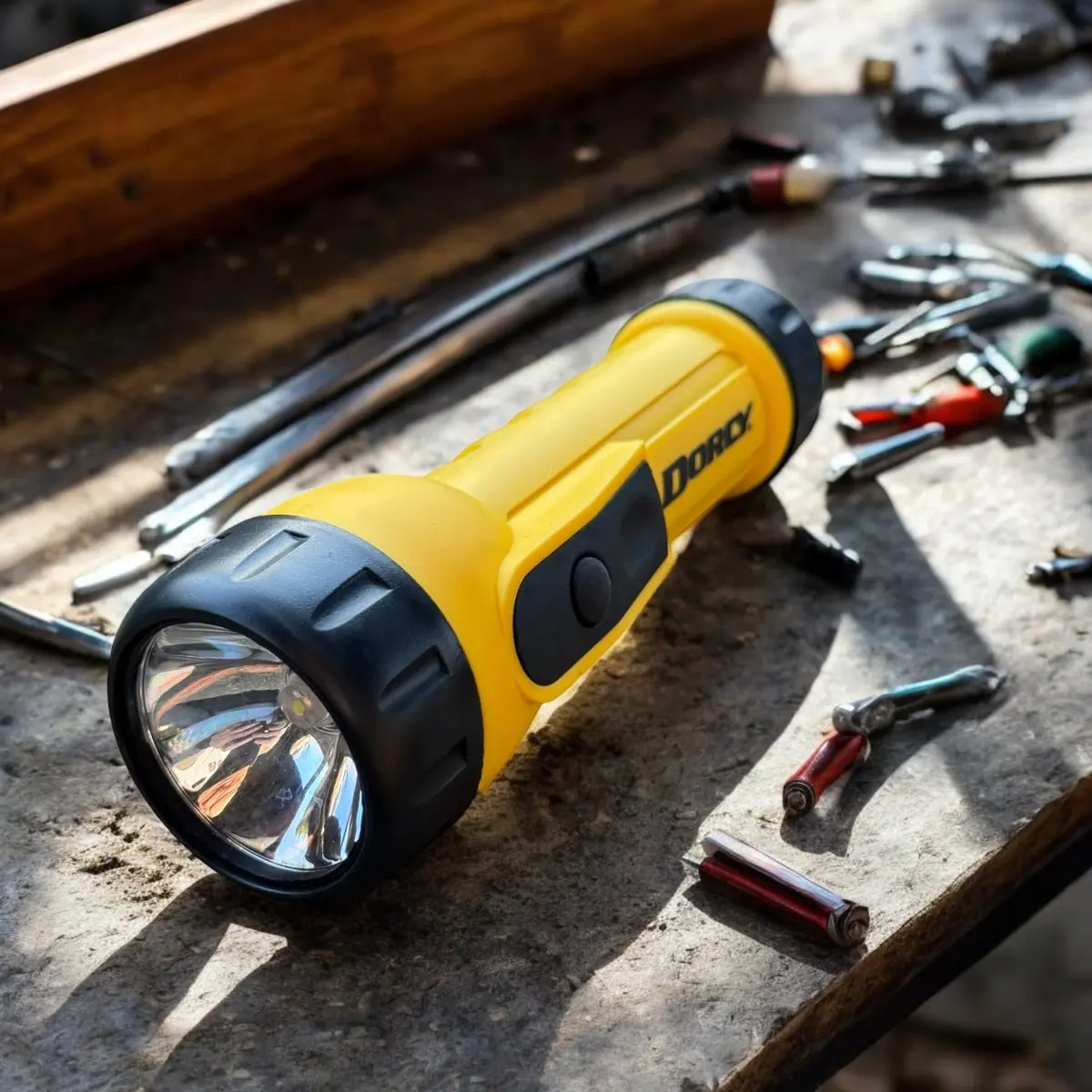 Dorcy Heavy Duty Worklight Flashlight with D Batteries, 20 Lumens | 123-Hour Runtime - view 6