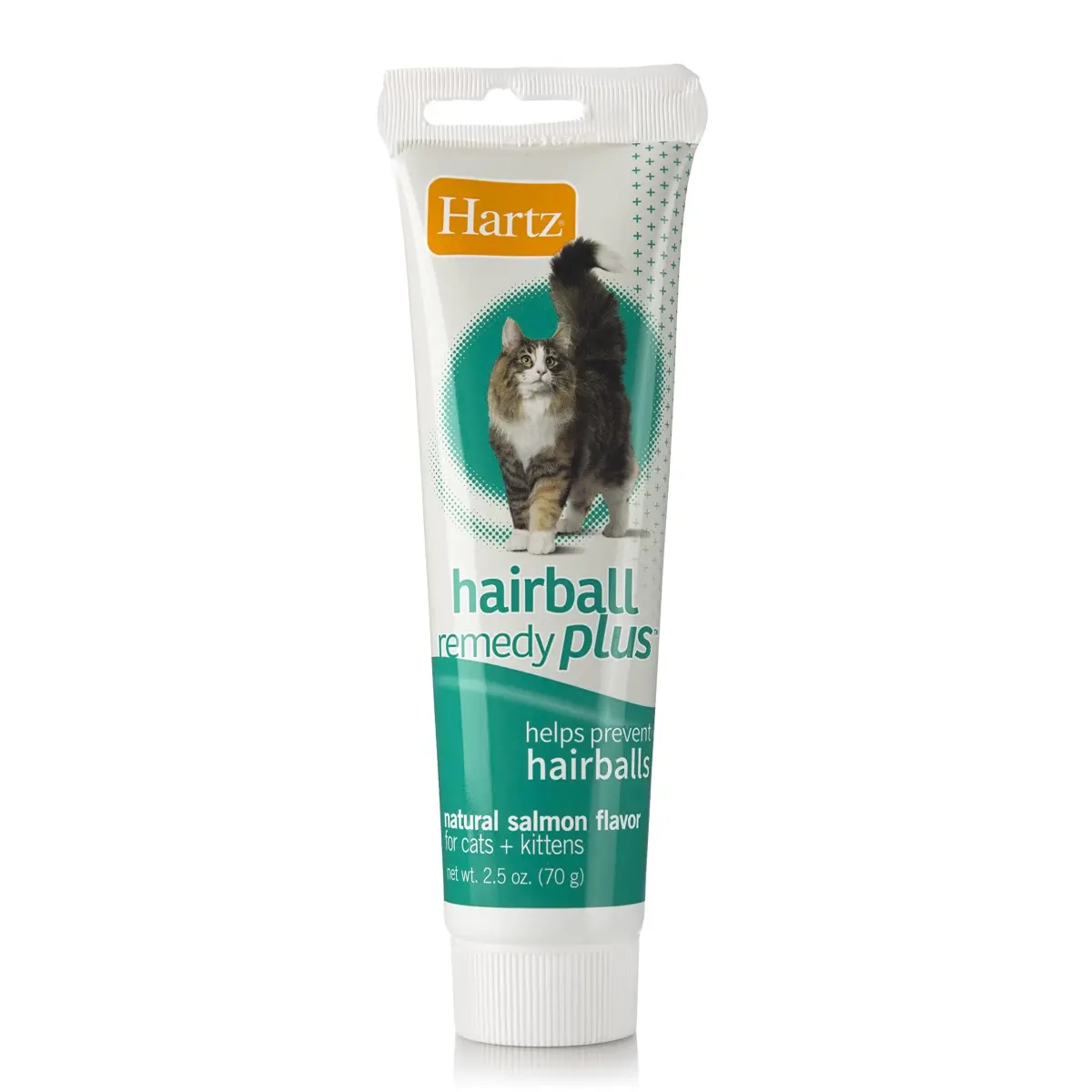 Hartz Hairball Remedy Plus Salmon Paste for Cats & Kittens 74ml (2.5 Oz) | Aids Hairball Passage & Prevention - main product image