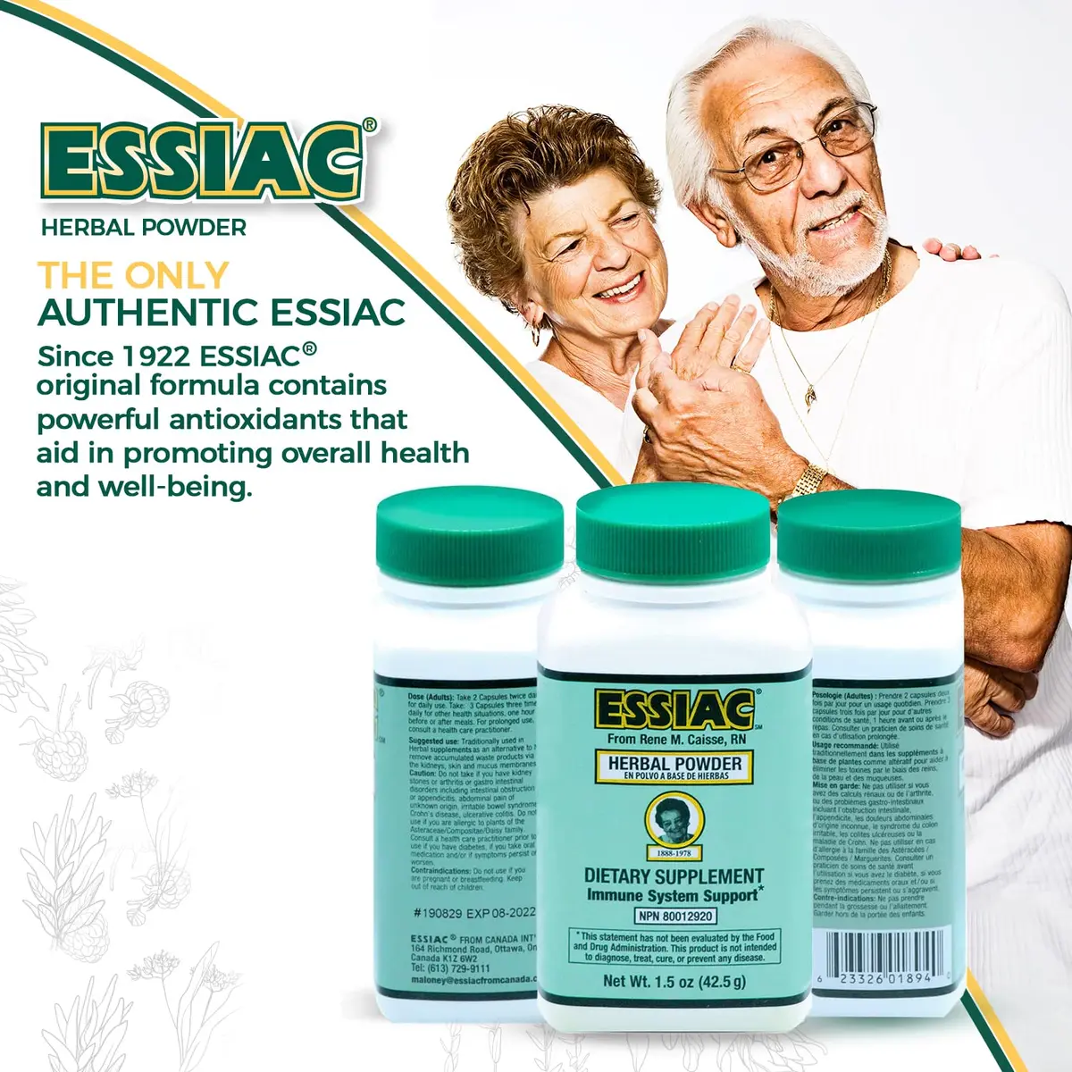 Essiac Powder Herbal Supplement 1.5 oz | Powerful Antioxidant & Detox Support from USA - view 4