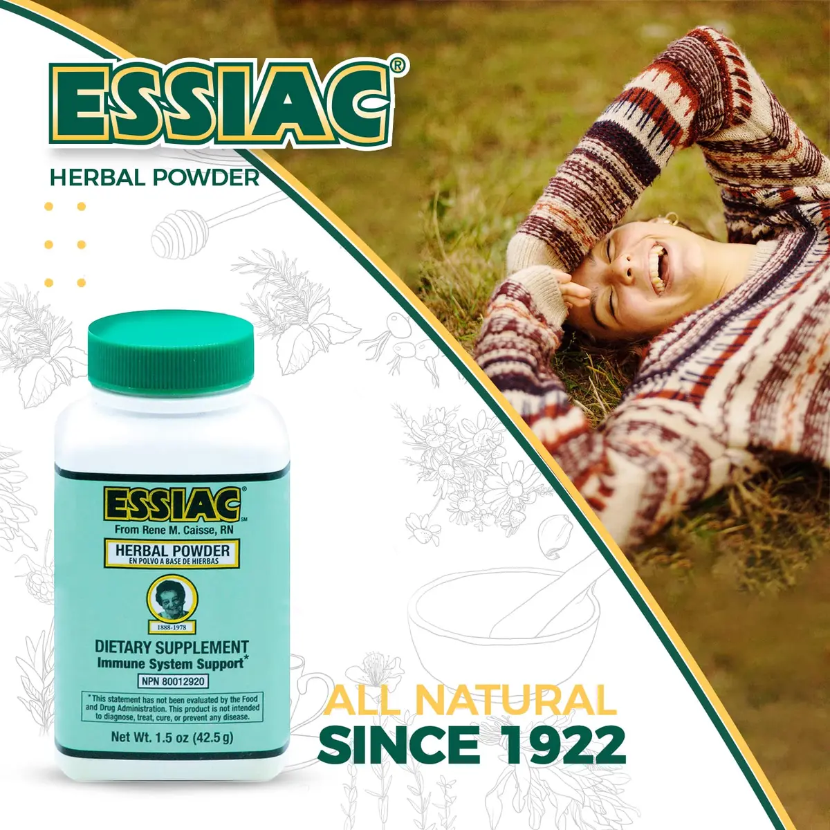 Essiac Powder Herbal Supplement 1.5 oz | Powerful Antioxidant & Detox Support from USA - view 5