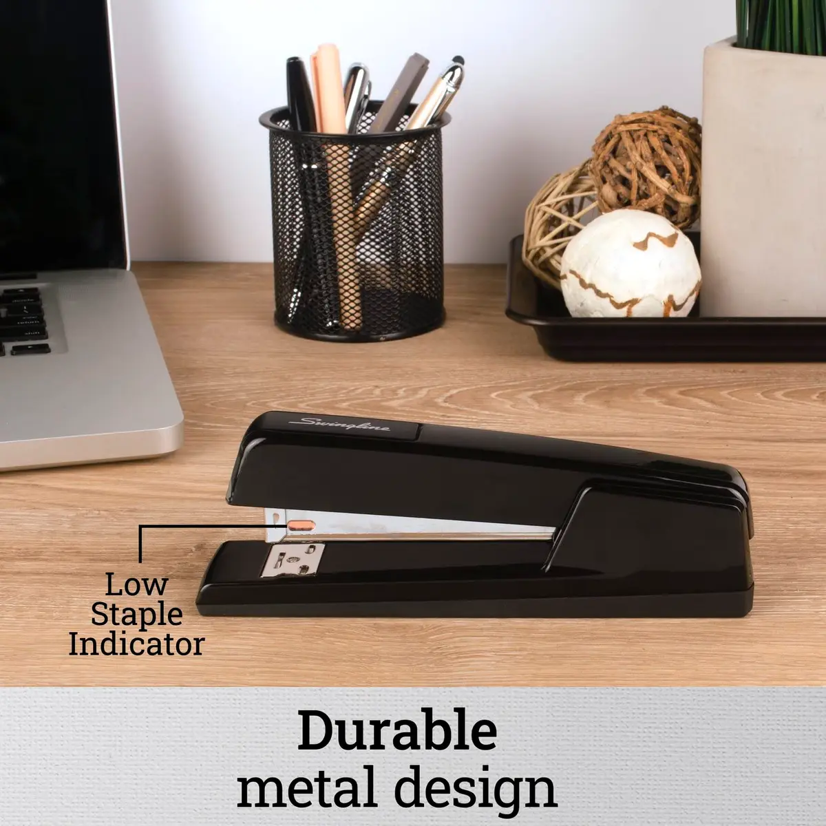 Swingline 747 Classic Stapler, 30 Sheet Capacity | Jam-Free Metal Desktop Stapler in Black - view 6
