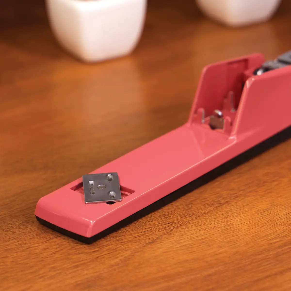 Swingline Stapler 30 Sheet Capacity | Jam-Free Metal Desktop Stapler in Rose Clay - view 5