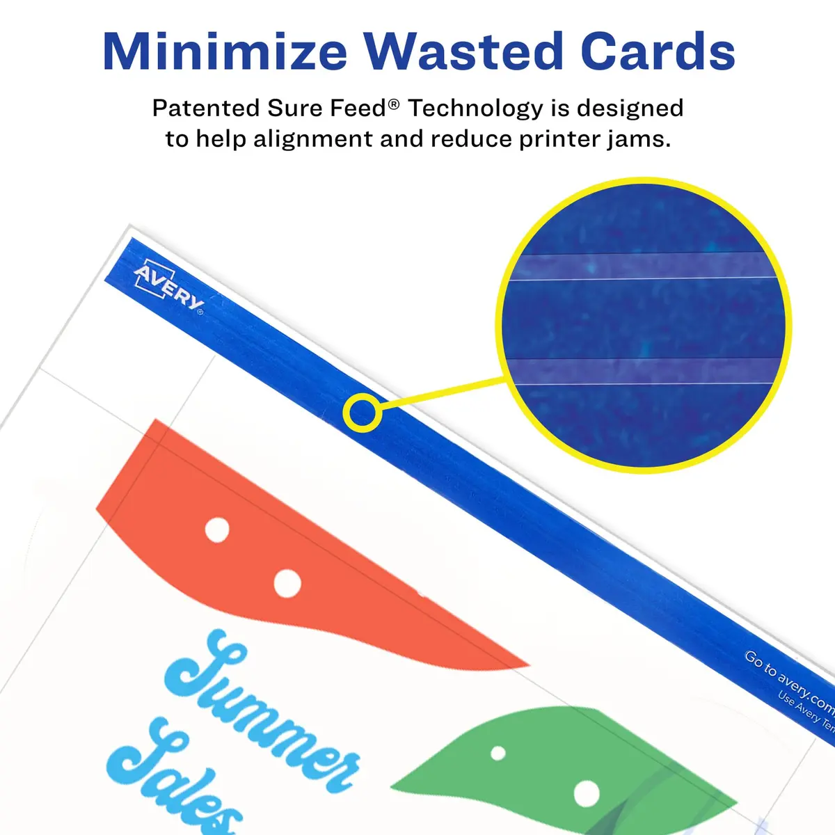 Avery Printable Postcards 4" x 6" Matte White | Customizable, Double-Sided, 100 Cards - view 3