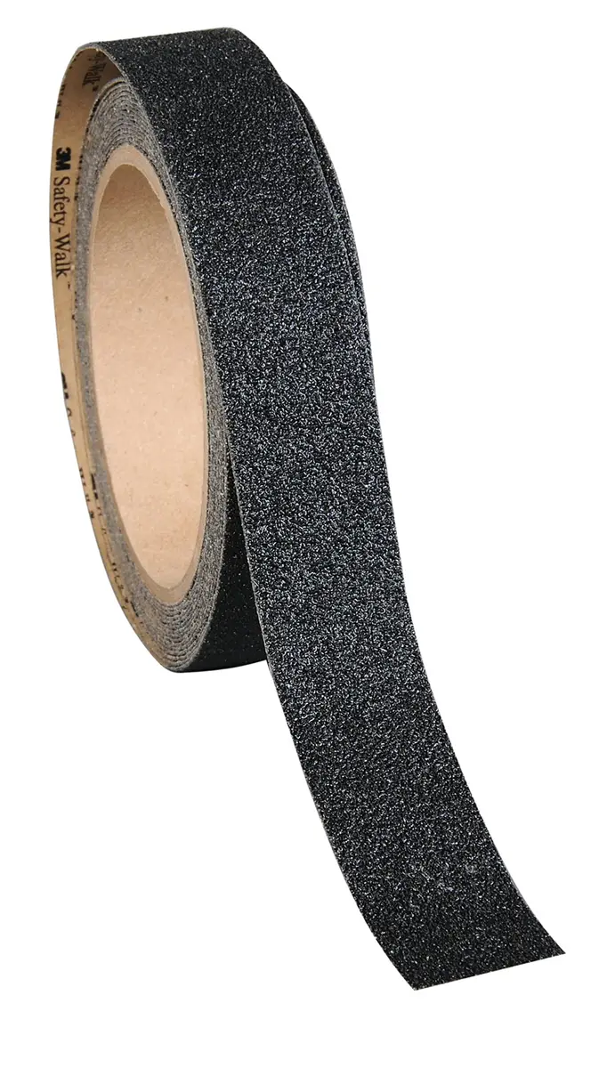 3M Safety-Walk Indoor/Outdoor Tread, 7634NA, Black, 1 in x 15 ft Roll | Slip-Resistant Traction Tape - view 2