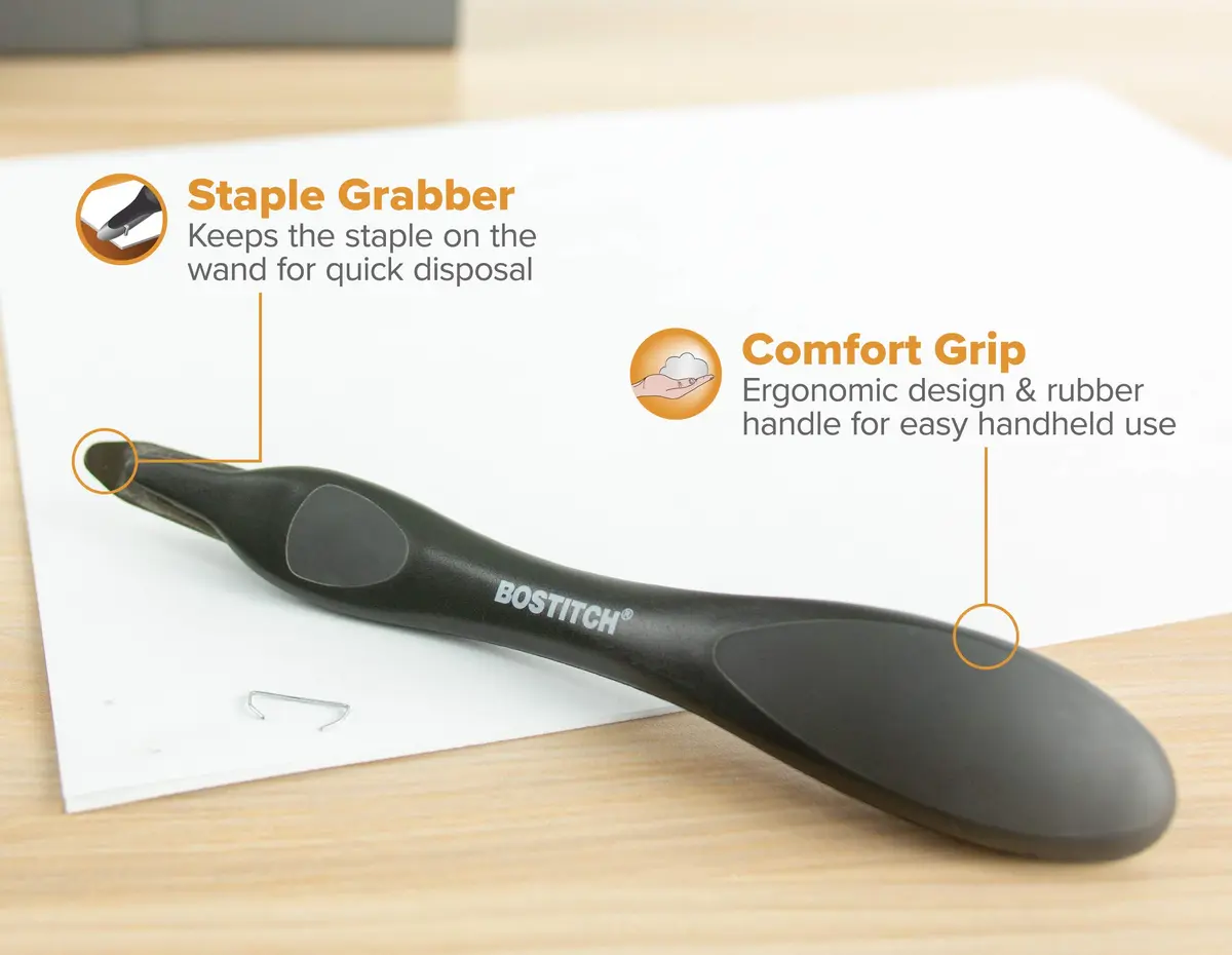 Bostitch Office Professional Magnetic Easy Staple Remover, Black (1-Pack) | 7-Year Limited Warranty - view 3