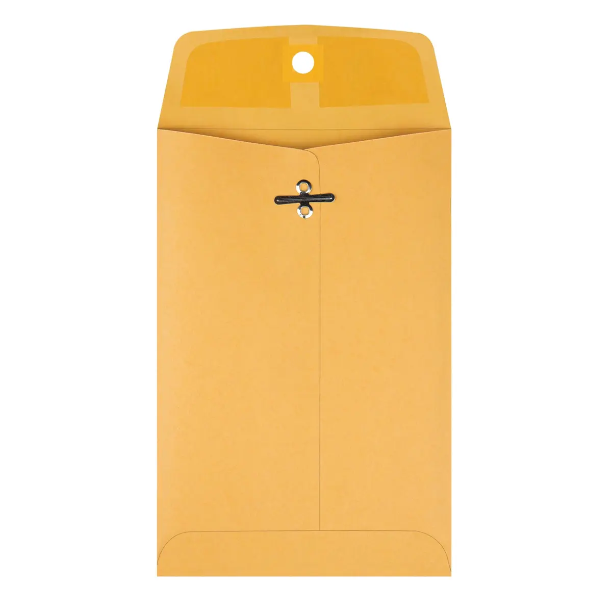 Quality Park 5 x 7-1/2 Clasp Envelopes | Moisture-Activated Gummed Flap, Kraft Paper, 100/Box - view 2
