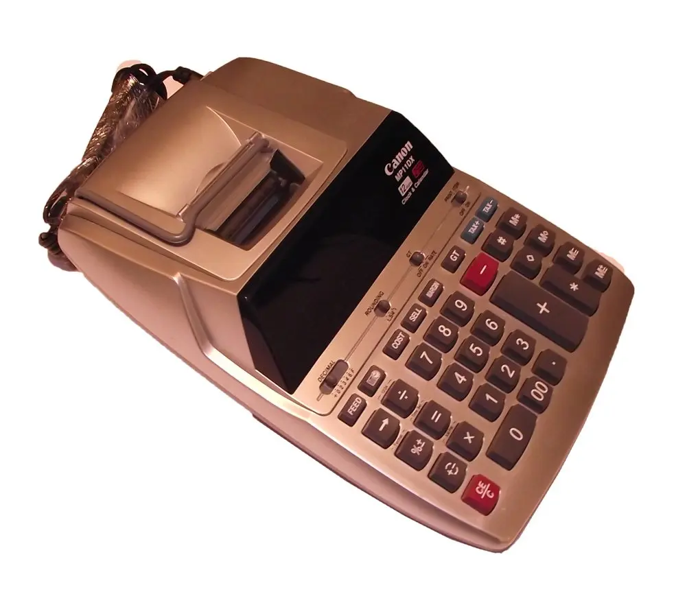 Canon MP11DX Printing Calculator with Durable Keyboard and VFD Display | 22.6cm x 33.3cm (8 9/10" x 13 1/10") - view 3