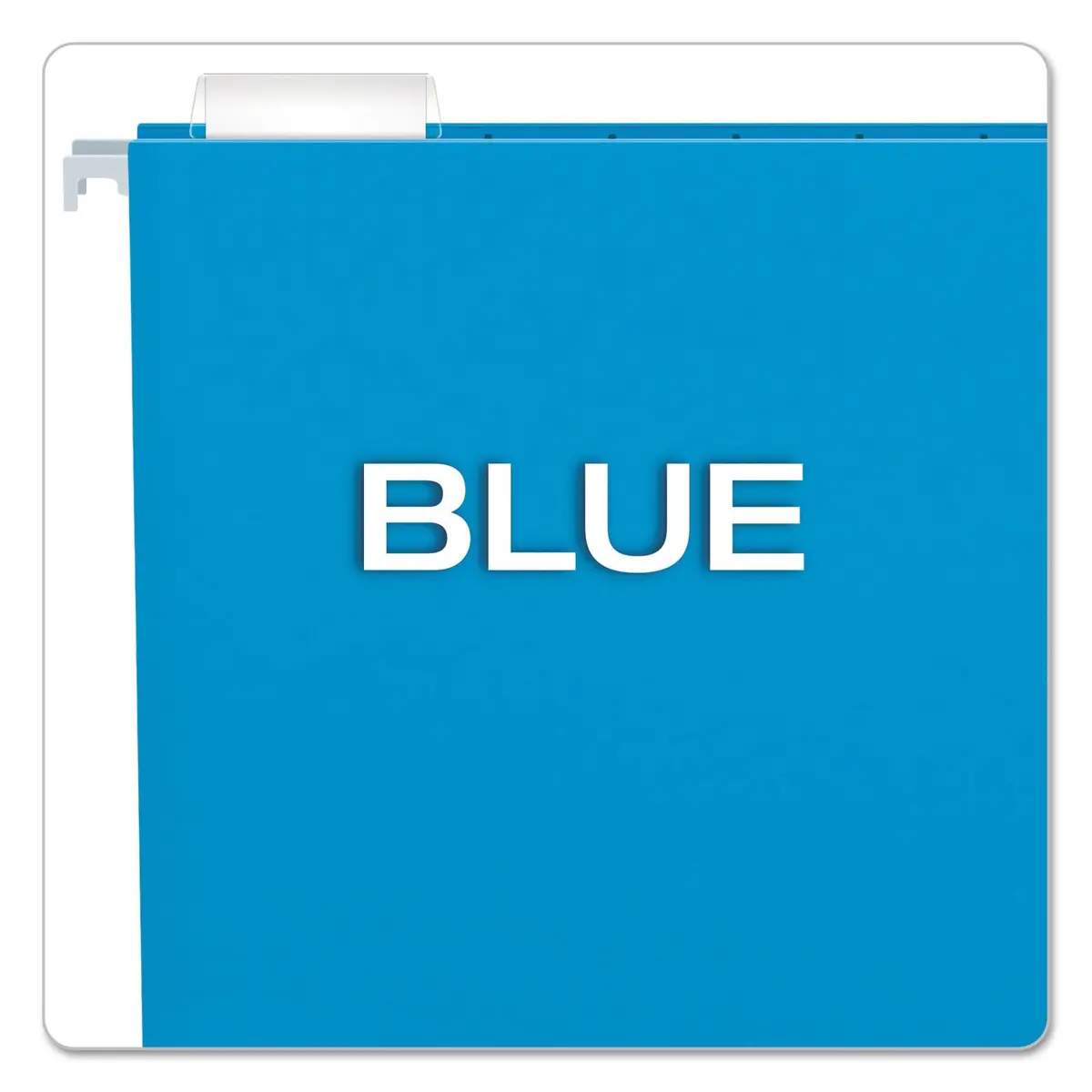 Pendaflex Recycled Hanging Folders Letter Size | Blue 1/5 Cut, 25/Box - view 5