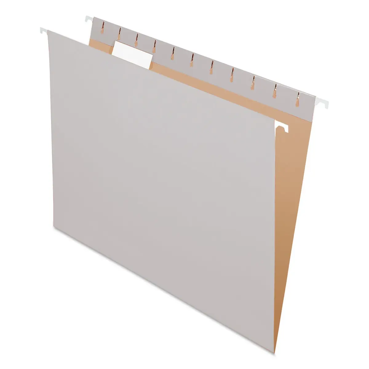 Pendaflex Recycled Hanging Folders Letter Size | Gray, 1/5 Cut, 25/Box - main product image
