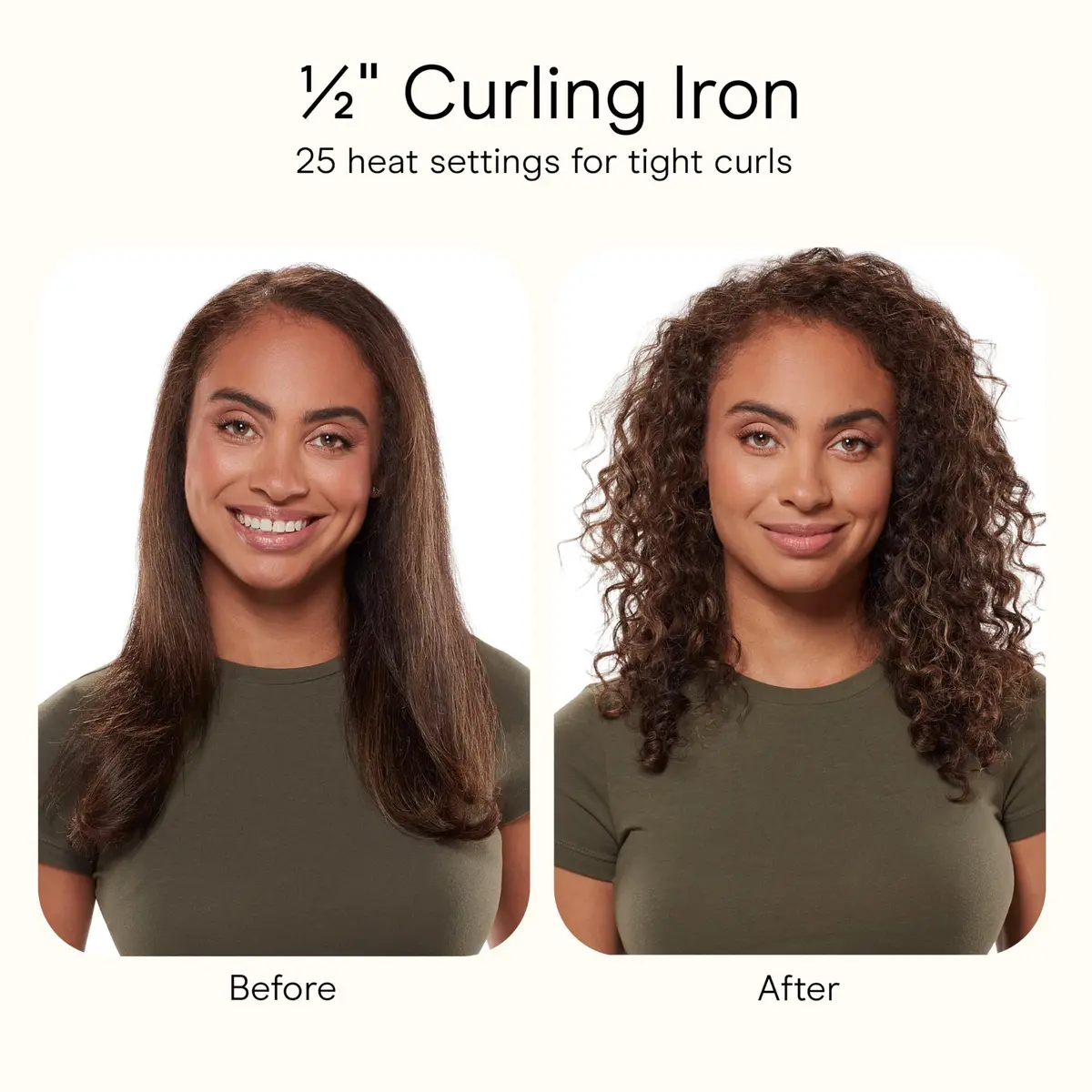 Conair Curling Iron 0.5-inch Barrel | Multi-Heat, Dual Voltage, Black - view 8