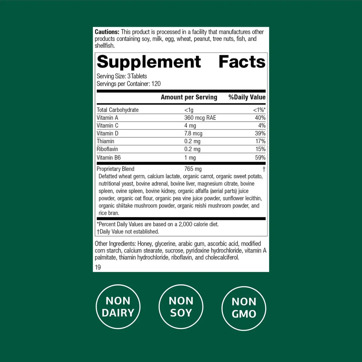 Standard Process Catalyn 360 Tablets | Whole Food Support for General Wellbeing - view 2