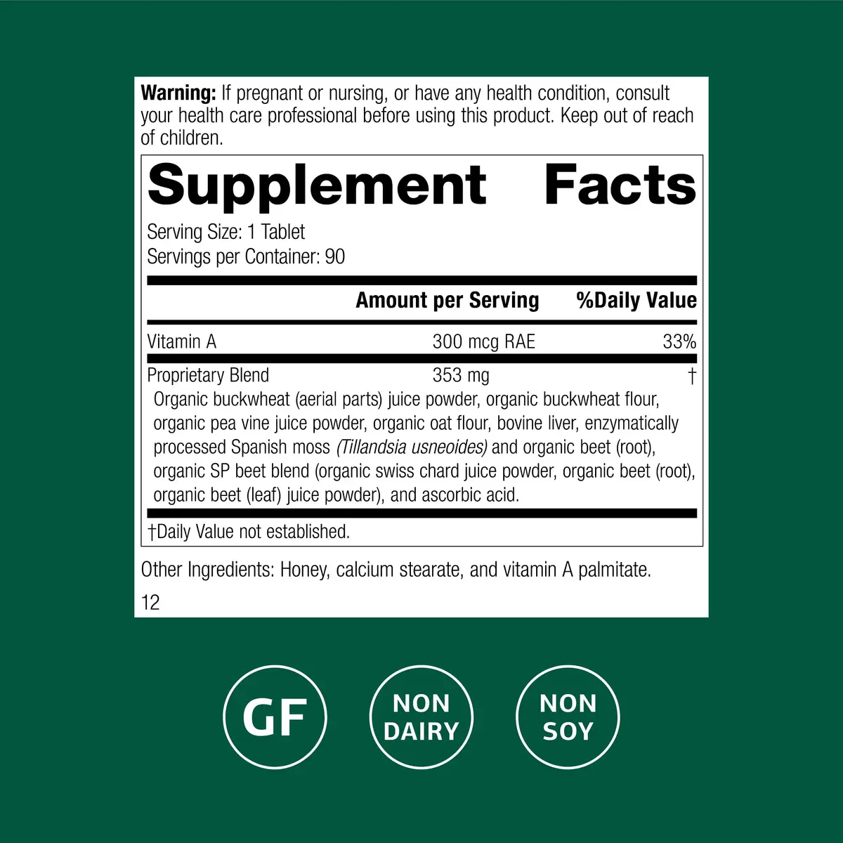 Standard Process Arginex 90 Tablets | Supports Liver & Kidney Health with Whole-Food Phytonutrients - view 2