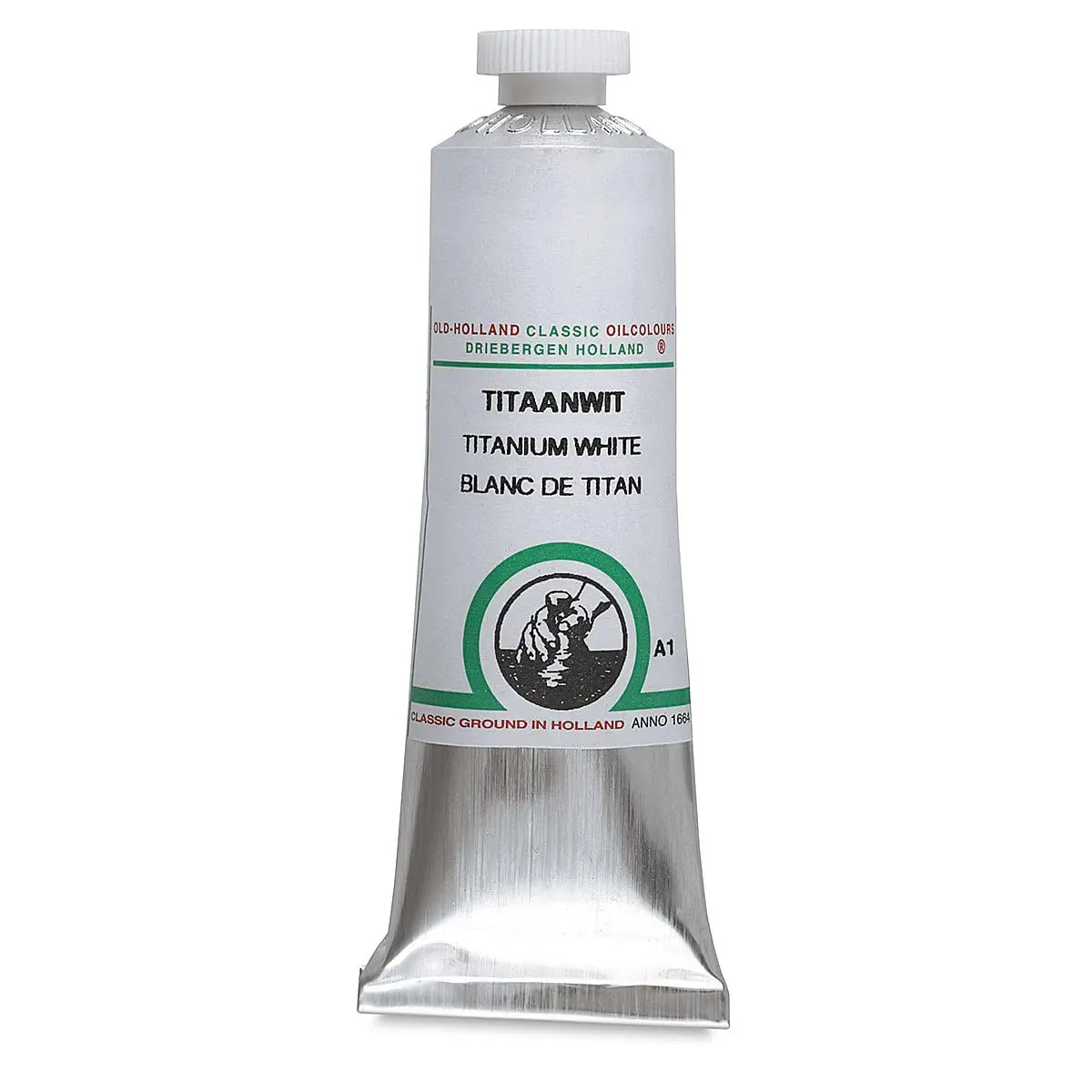 Old Holland Oil 40Ml Titanium White | Lightfast, Heavy Pigment Oil Paint - main product image