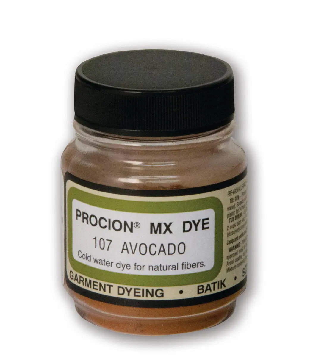 Jacquard Procion MX Tie Dye Powder Avocado 10g (2/3 fl oz) | Permanent Cold Water Dye for Natural Fibers - main product image