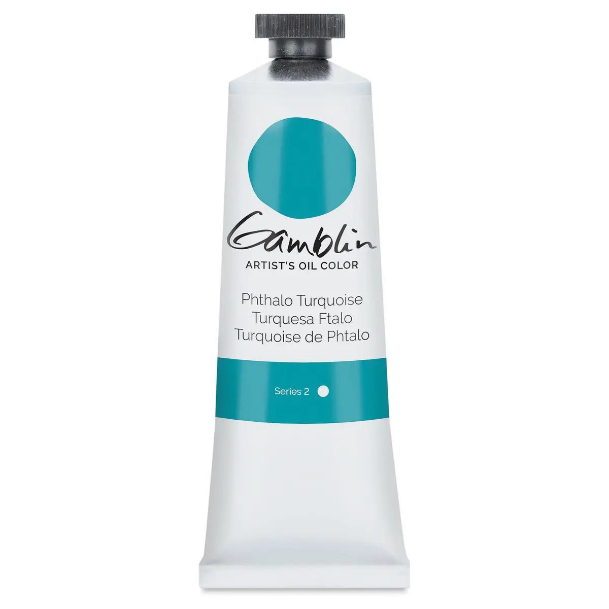 Gamblin Artist Oil 37Ml Phthalo Turquoise | High Tinting Strength, Tropical Water & Art Use (110-120 chars) - main product image