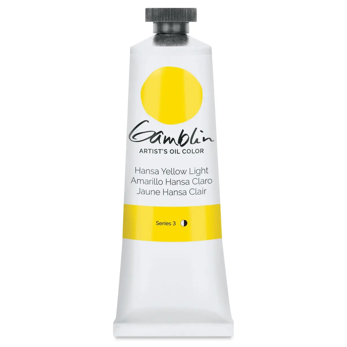 Gamblin Artist Oils Hansa Yellow Light Oil Paint 37ml (1.25 Fl Oz) | Professional Grade Pigment-Rich Color - main product image