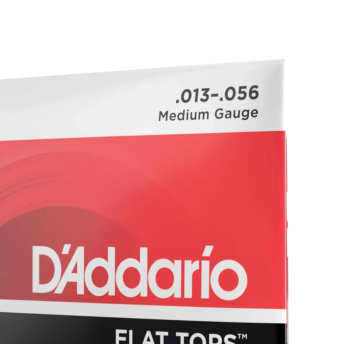 D'Addario Flat Tops Phosphor Bronze Strings EFT17 Medium 13-56 | Reduced Finger Noise for Recording & Slide Guitar - view 4