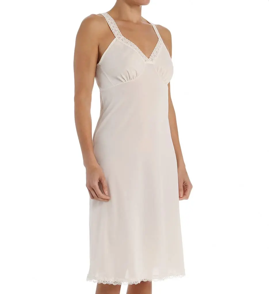 Shadowline Full Slip 24" Black Size 42 | Silky Nylon, Light & Comfortable — Ivory / 36 - view 2
