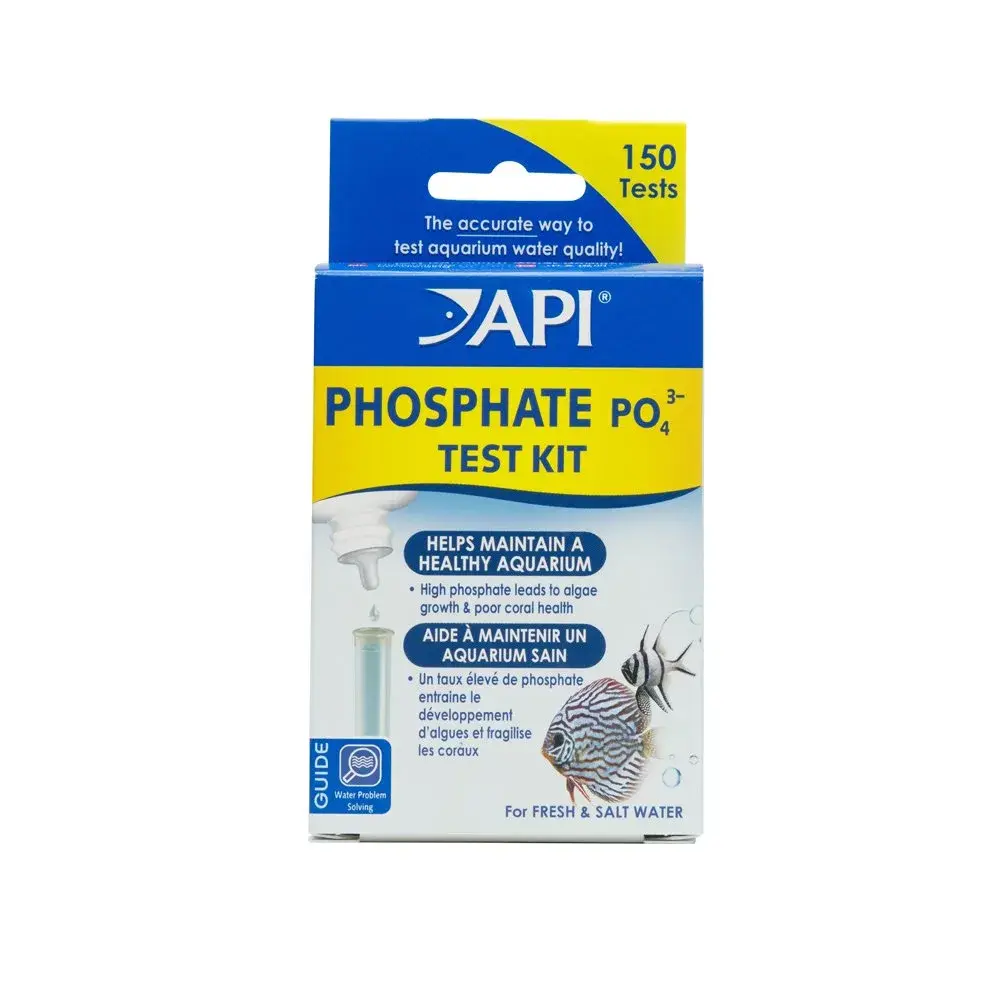 API Phosphate Test Kit 150-Test 1893 ml (64 Fl Oz) | Monitors PO4 Levels in Freshwater & Saltwater Aquariums - main product image