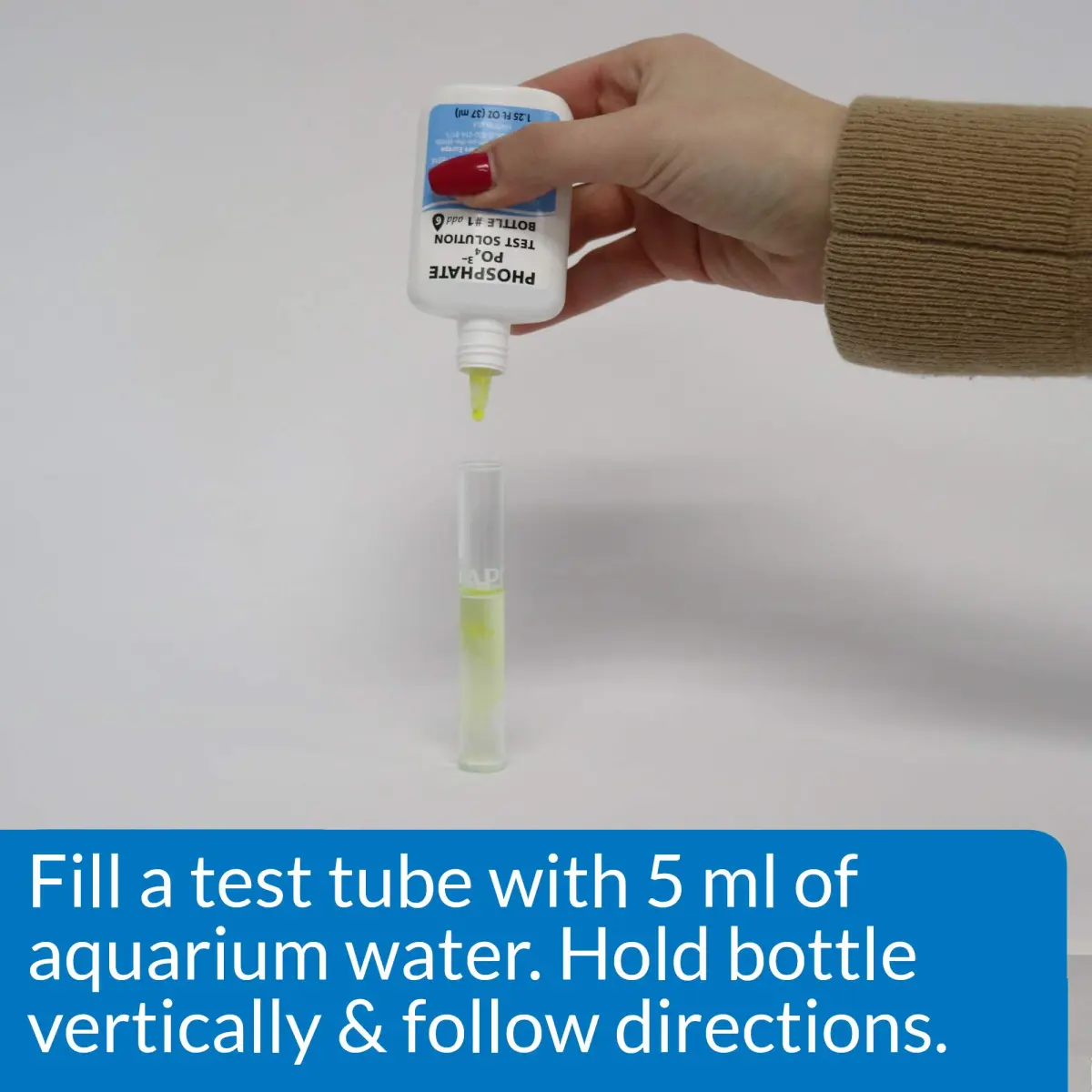 API Phosphate Test Kit 150-Test 1893 ml (64 Fl Oz) | Monitors PO4 Levels in Freshwater & Saltwater Aquariums - view 3