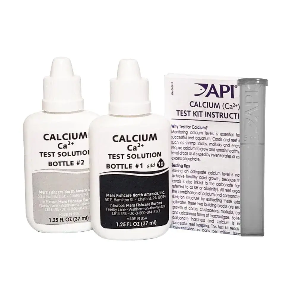API Calcium Test Kit Saltwater Aquarium Water 1-Count Test Kit | Measures Calcium Levels as Low as 20mg/L - view 2