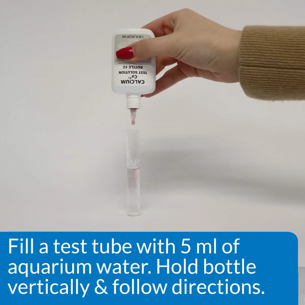 API Calcium Test Kit Saltwater Aquarium Water 1-Count Test Kit | Measures Calcium Levels as Low as 20mg/L - view 3