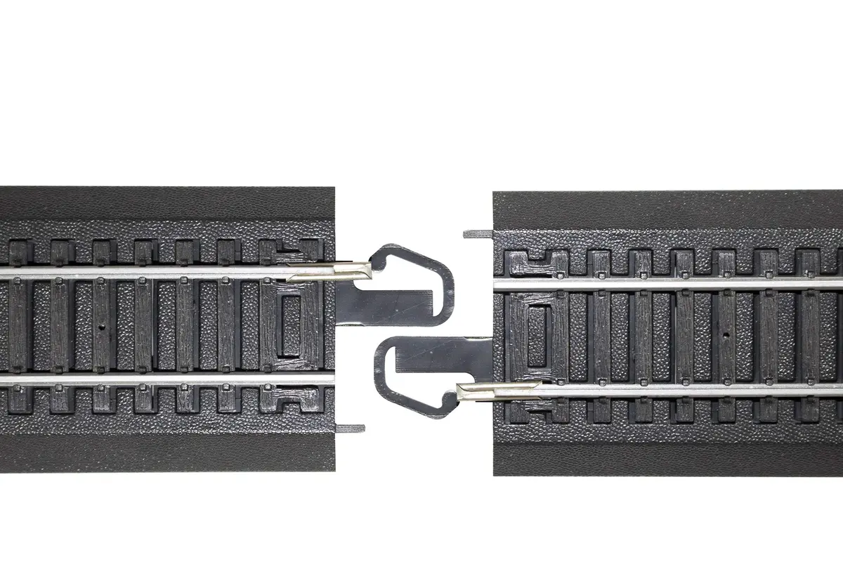 Bachmann HO Scale Snap-Fit E-Z TRACK REMOTE TURNOUT - LEFT | Steel Alloy Rail with Black Roadbed - view 4