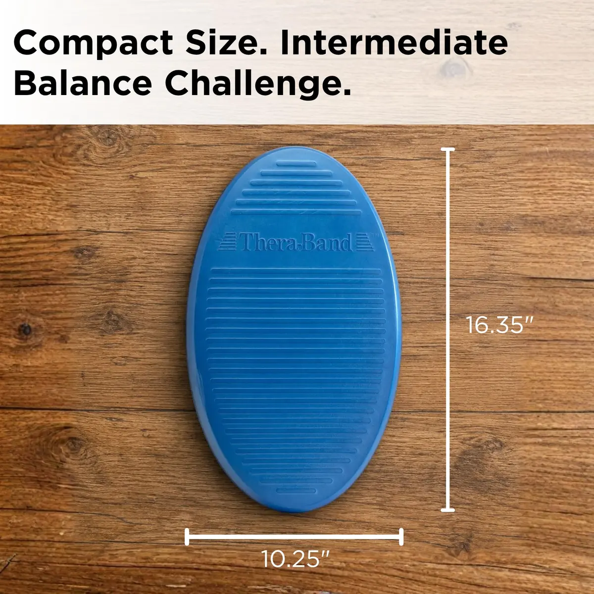 THERABAND Stability Trainer Pad, Foam Balance Pad, Soft, Set of 2, Blue | Moderate instability for balance & coordination - view 3