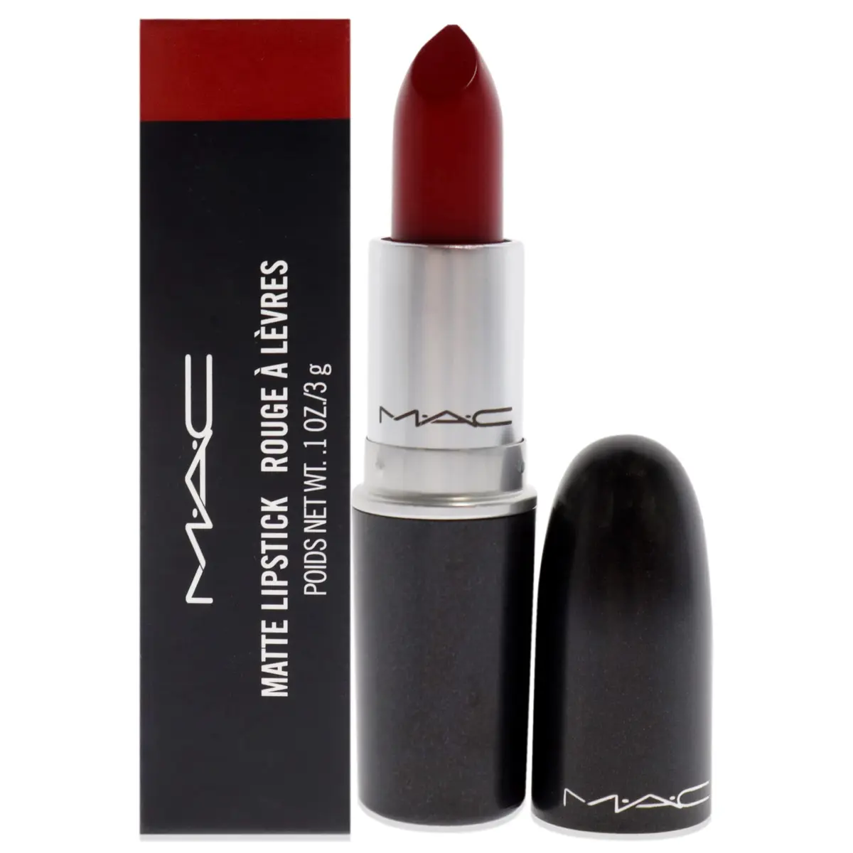 MAC Lipstick - Fresh Moroccan (Frost) -3g/0.1oz | Frost Finish, Hydrating, Moisturizing — Russian Red - main product image
