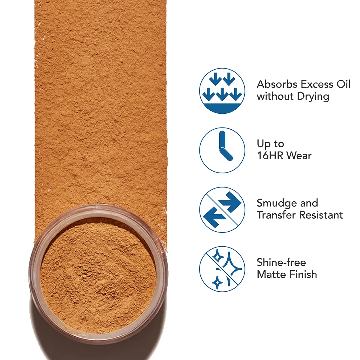Dermablend Loose Setting Powder, Warm Saffron 1 Oz | Flawless Matte Finish for All Skin Types - view 2