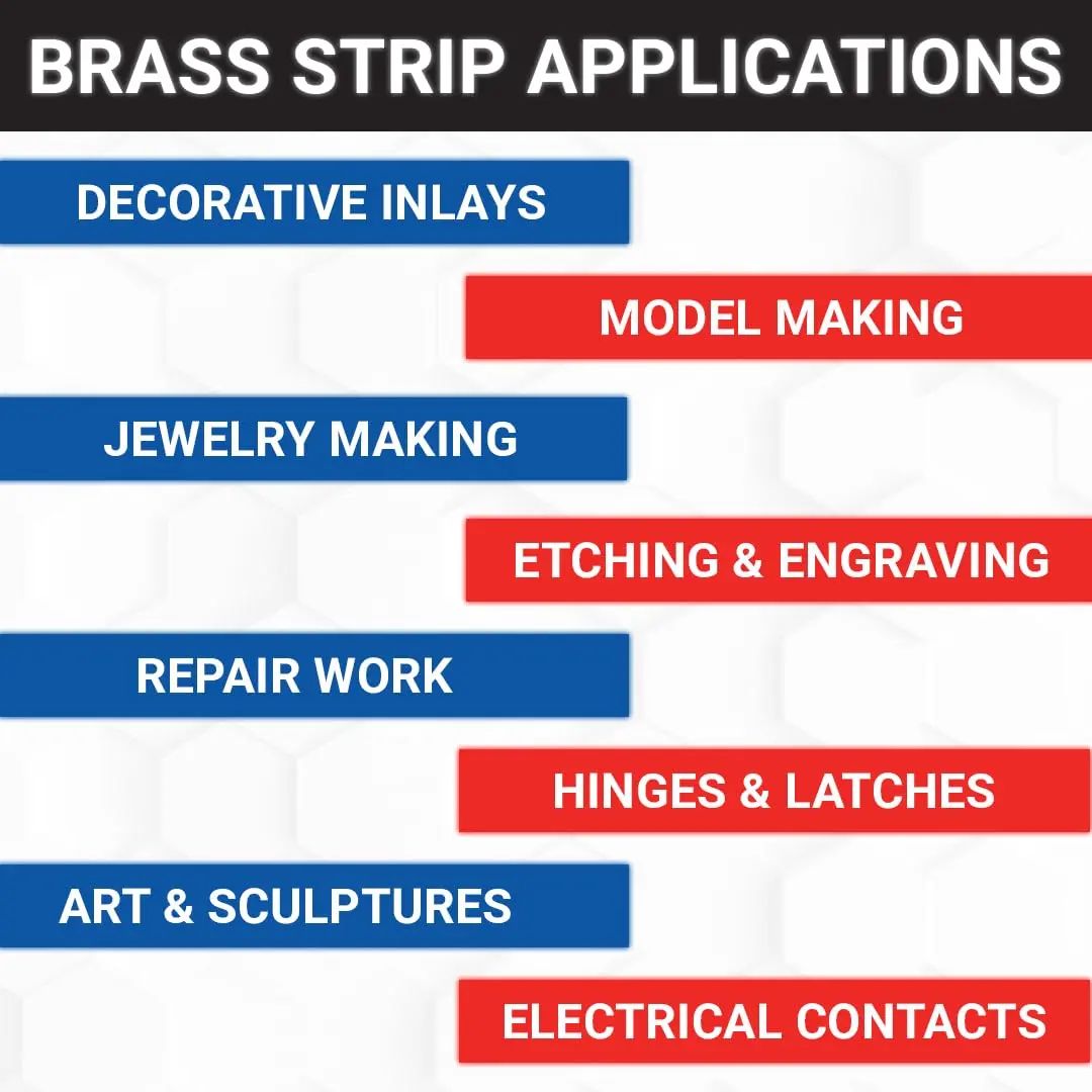 K & S Precision Metals Brass Strip 9709 0.016" Thick 1/4" Wide 36" Long | Durable, Versatile DIY & Electrical Metal - view 6