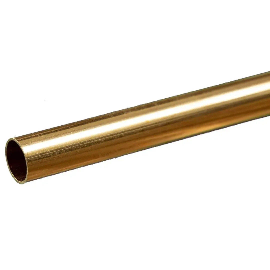 K&S Precision Metals Round Brass Tube 11/32" OD x 0.014" Wall x 12" Long | Precision Metal Tubing for Crafts & Projects - view 3