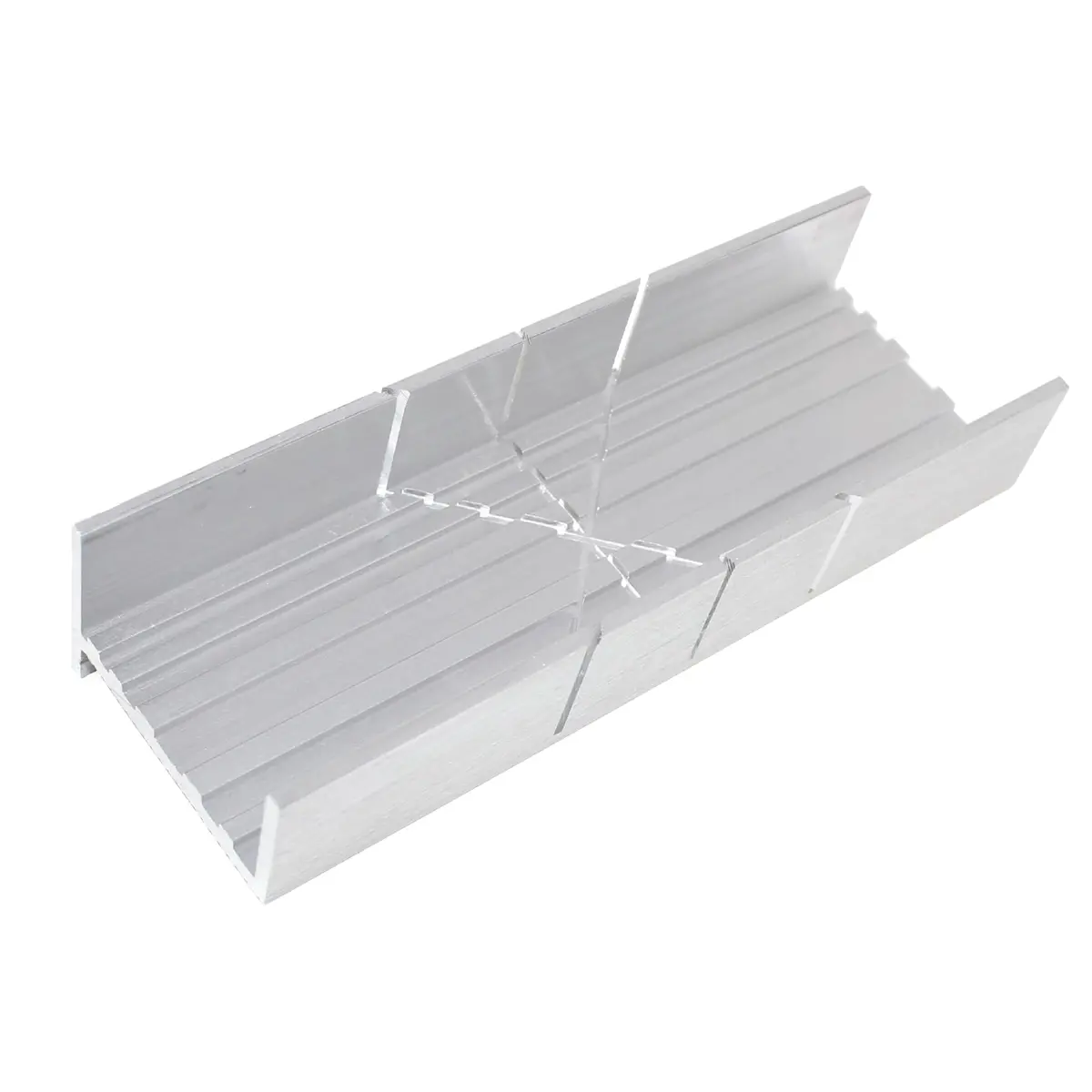 Excel Blades 6-Inch Aluminum & Steel Mitre Box | Precision Cuts for Wood, Plastic, Soft Metals - main product image