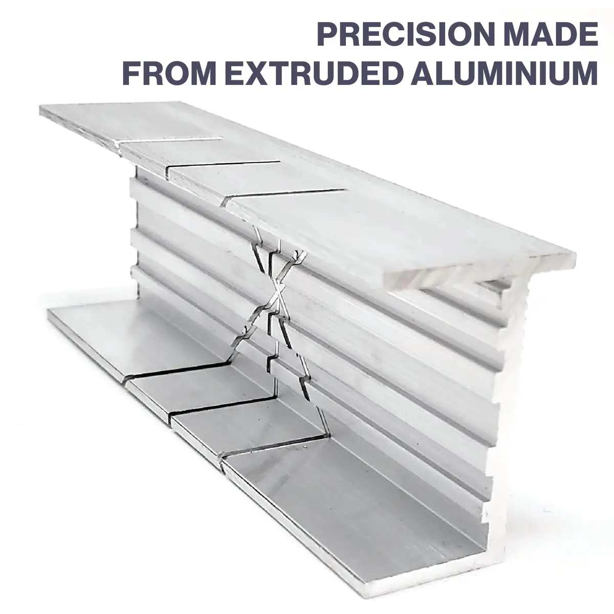 Excel Blades 6-Inch Aluminum & Steel Mitre Box | Precision Cuts for Wood, Plastic, Soft Metals - view 3