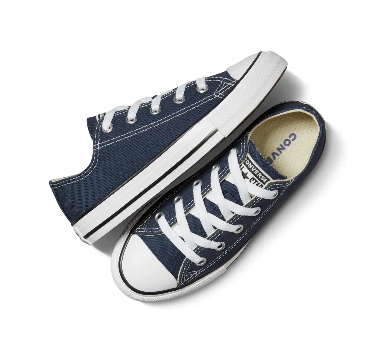 Converse Chuck Taylor All Star Core Ox Little Kid Navy 12 | Classic Canvas & Foam Support - view 5